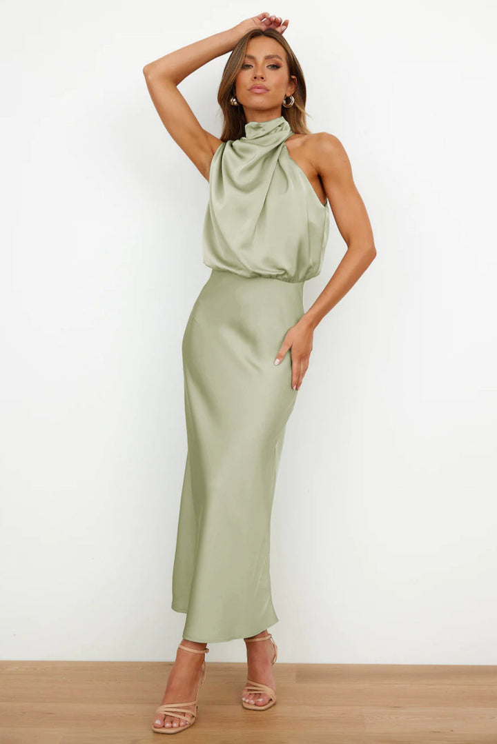 Robe drapée Anna - Quentin Sahara