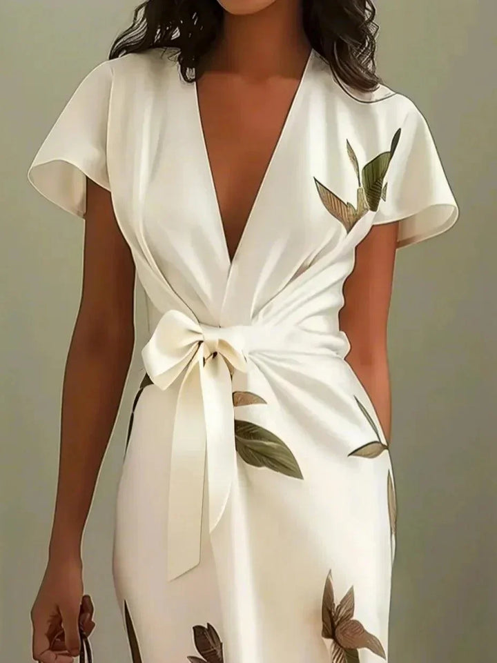 Thérèse - Robe Wrap Élégante
