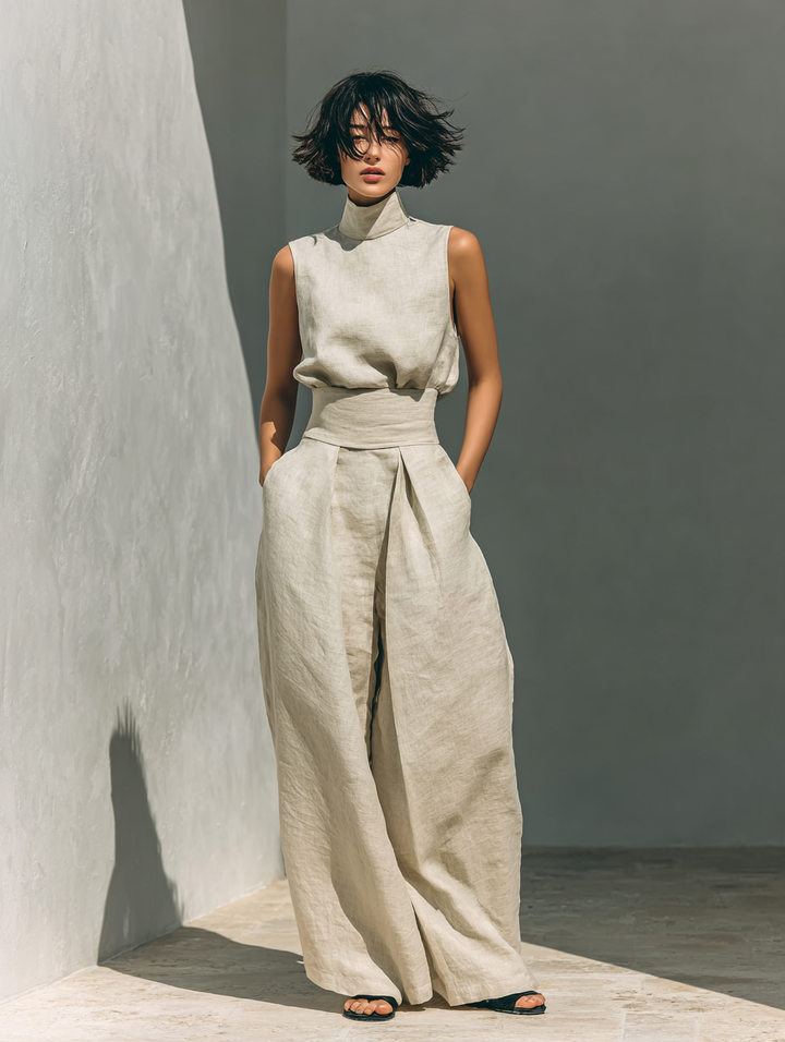 Maria™ | Ensemble complet avec débardeur et pantalon large
