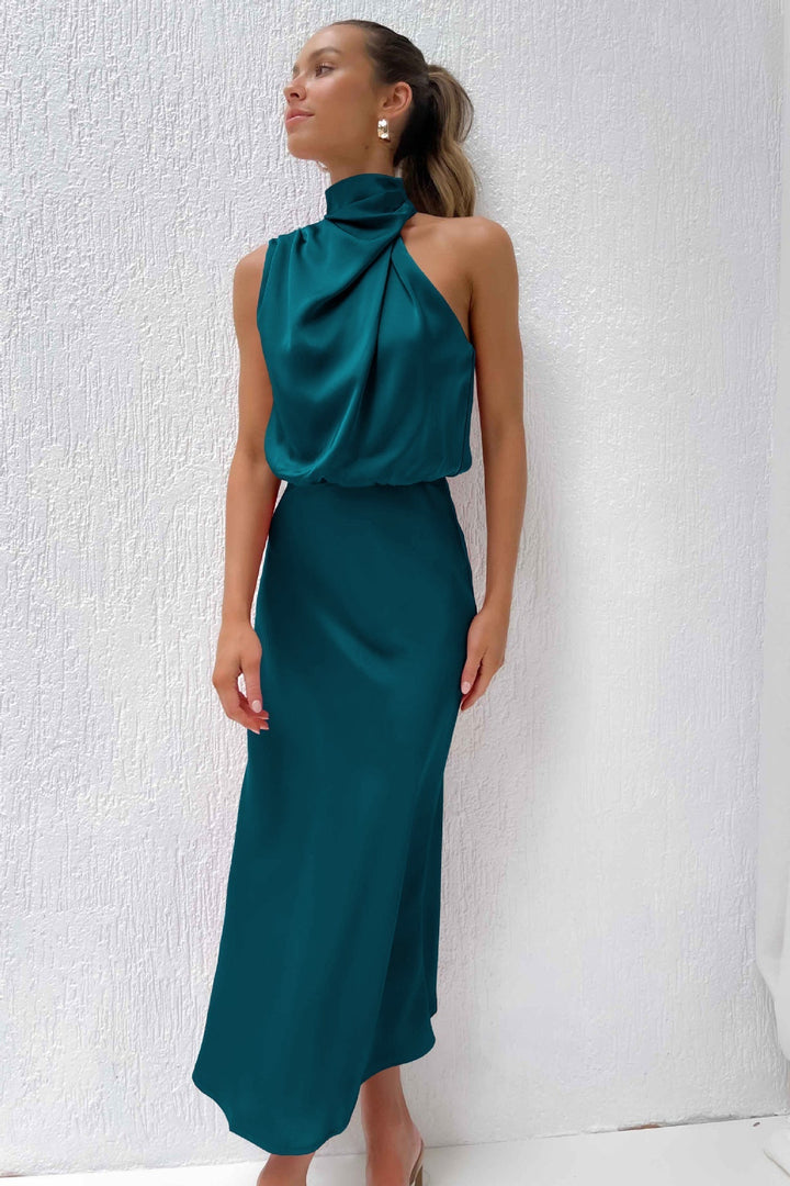 Robe drapée Anna - Quentin Sahara