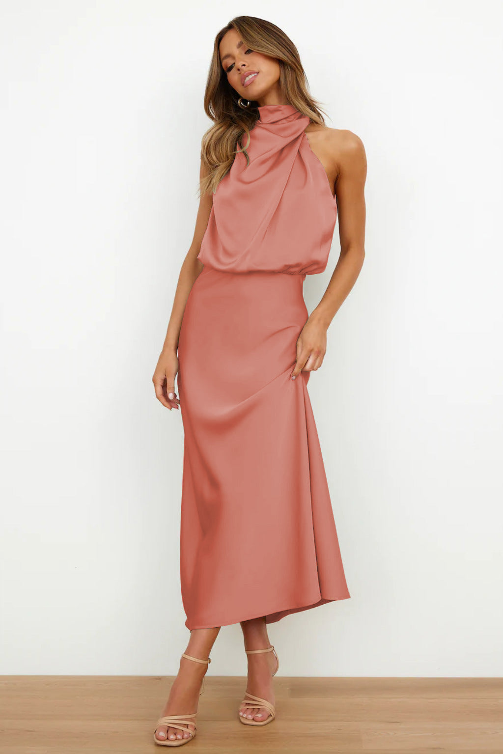 Robe drapée Anna - Quentin Sahara