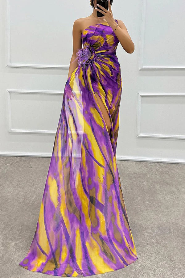 Wendy - Robe Drapée Vibrante