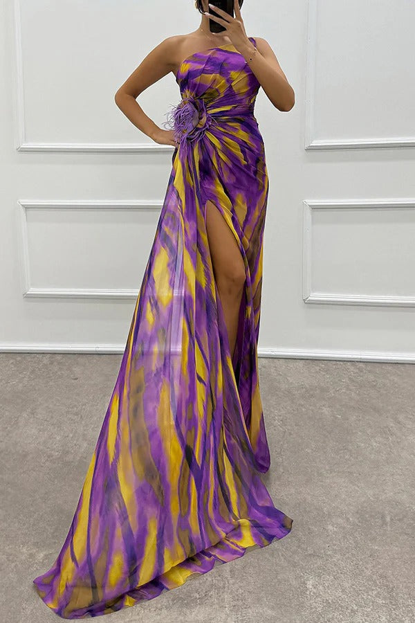 Wendy - Robe Drapée Vibrante