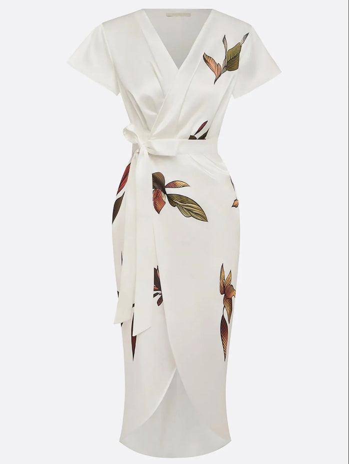 Thérèse - Robe Wrap Élégante