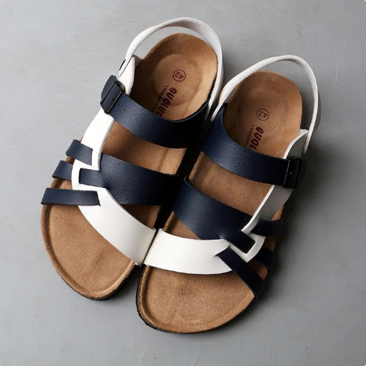 Zena – Sandales Orthopédiques en Cuir Véritable