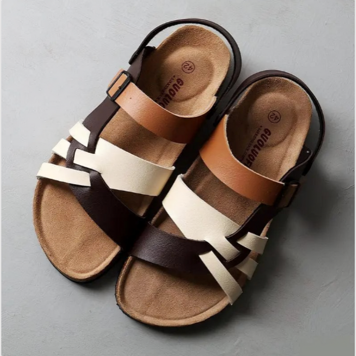 Zena – Sandales Orthopédiques en Cuir Véritable