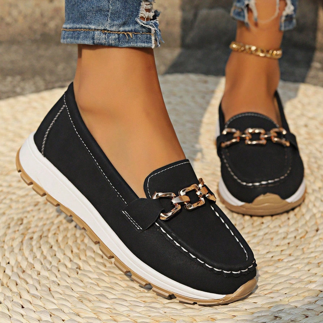 Chloe - Mocassins Orthopédiques à Boucle Plate