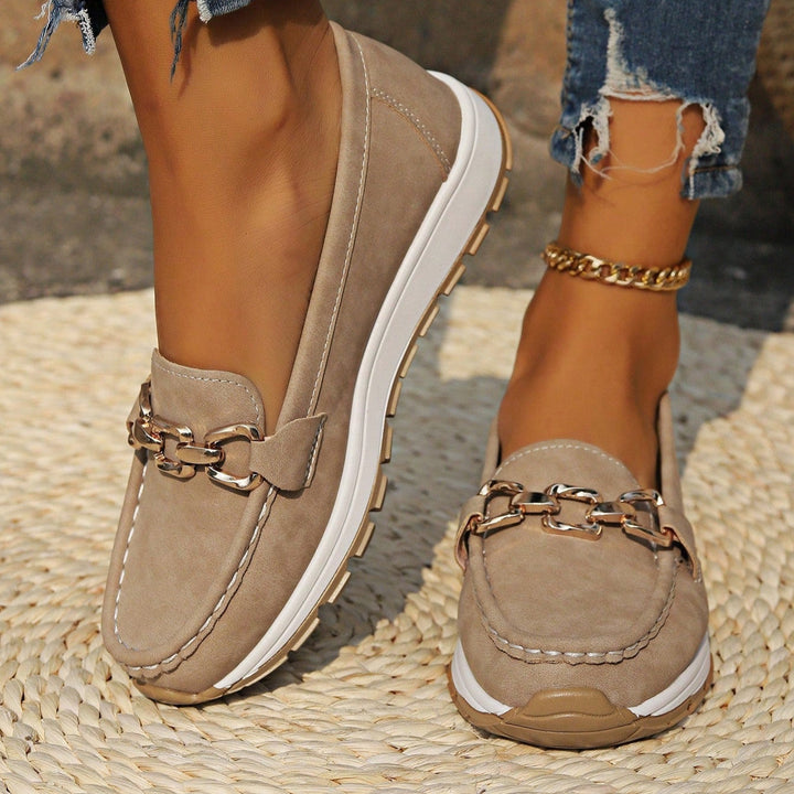 Chloe - Mocassins Orthopédiques à Boucle Plate