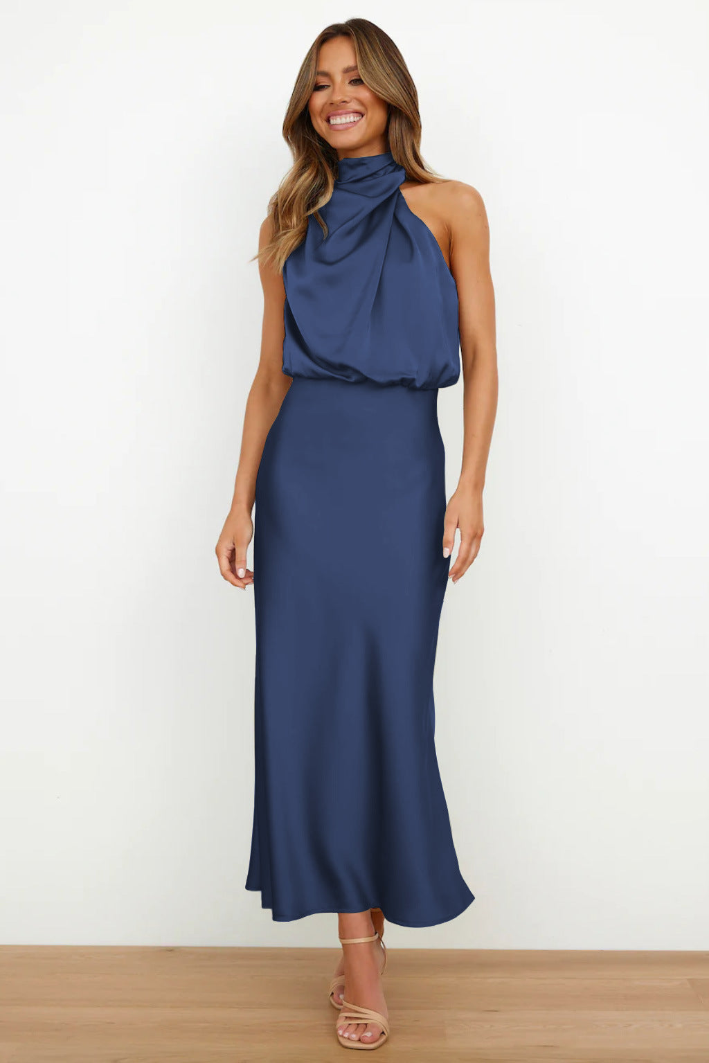 Robe drapée Anna - Quentin Sahara