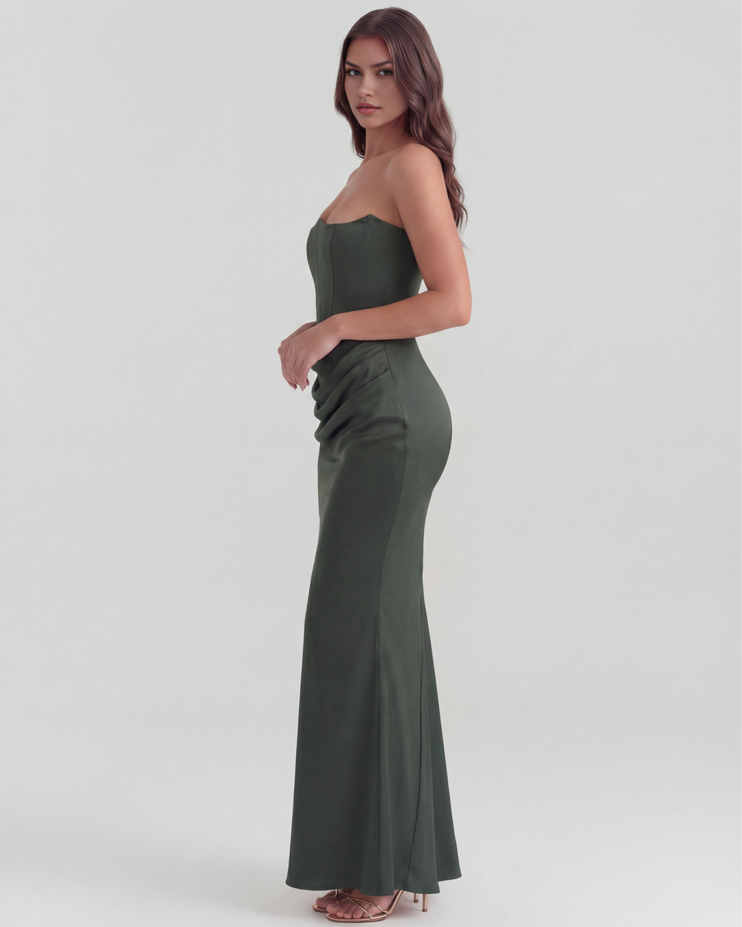 Yona - Robe Maxi Corset Élégante