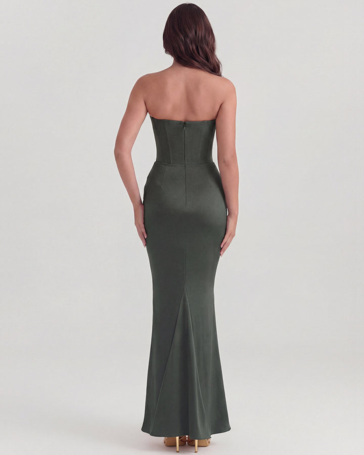 Yona - Robe Maxi Corset Élégante