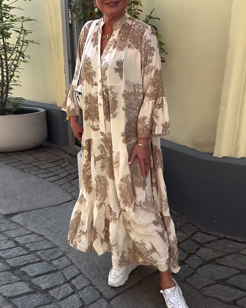Lena - Robe élégante à coupe fluide