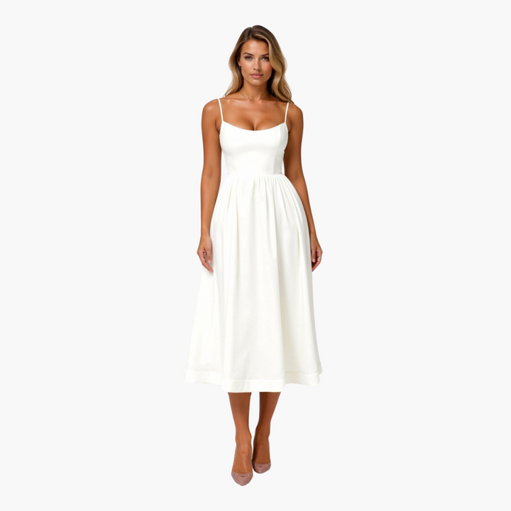 Isabella | Robe Midi Fluide