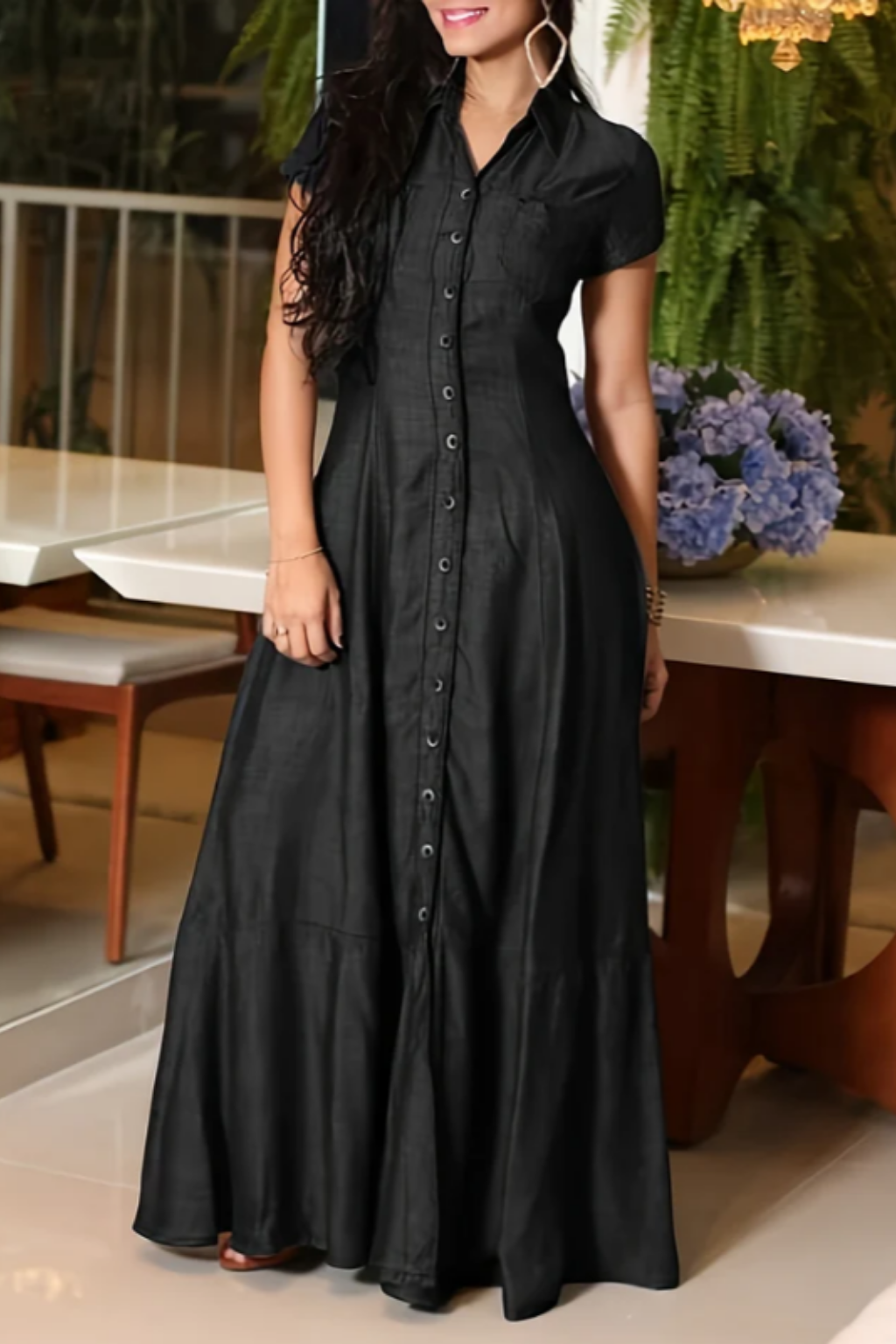 Kara - Robe Longue en Jean