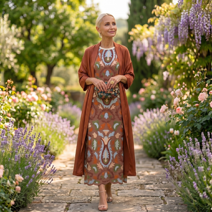 Brielle - Robe Imprimée Élégante