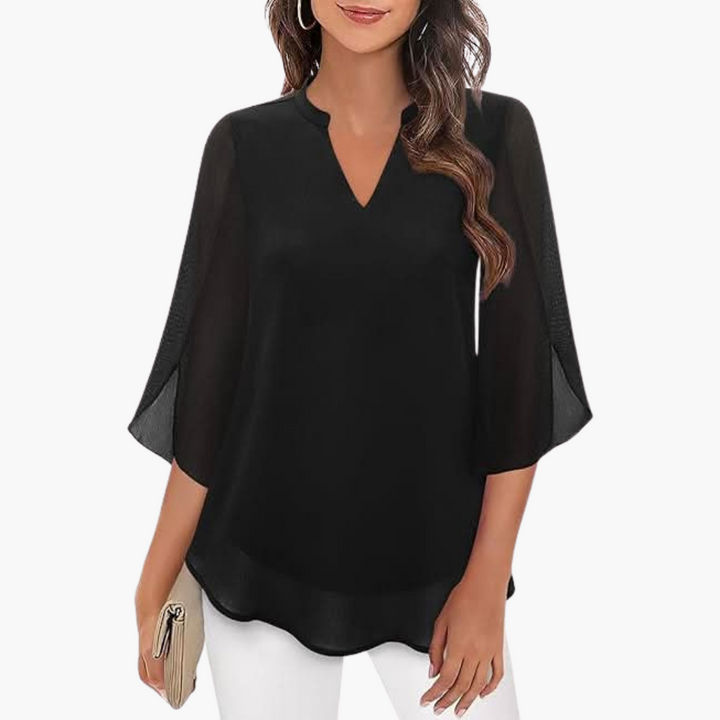 Georgia | Blouse Superposée Élégante