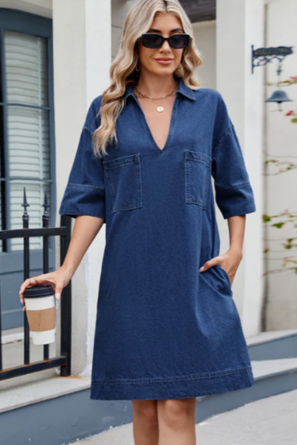 Sammy - Robe en Jean Décontractée