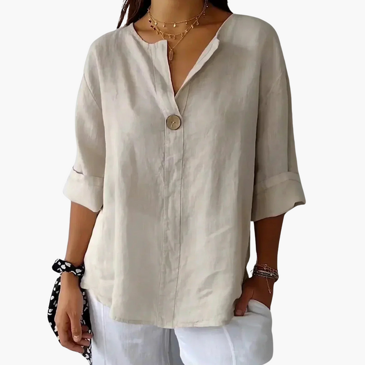 Lucy | Blouse décontractée à col en V