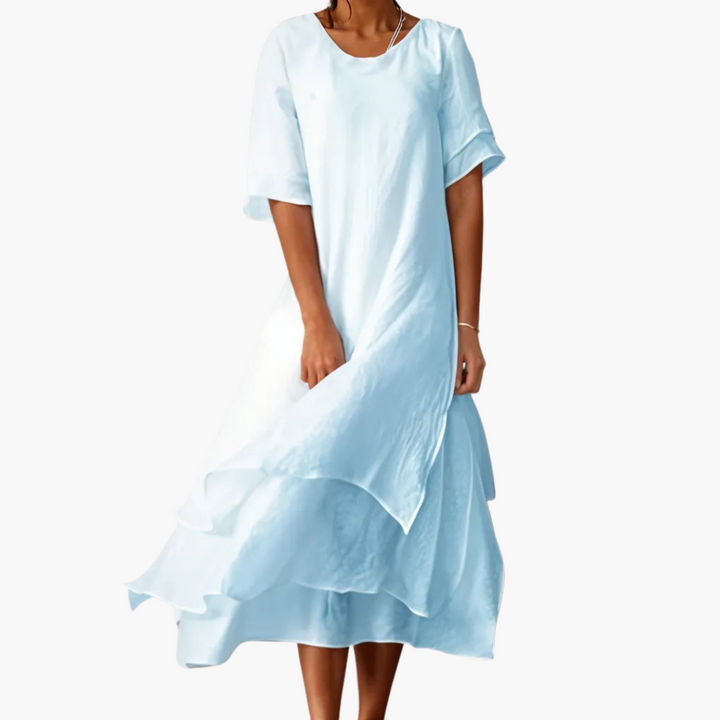 Leah | Robe Longue Élégante