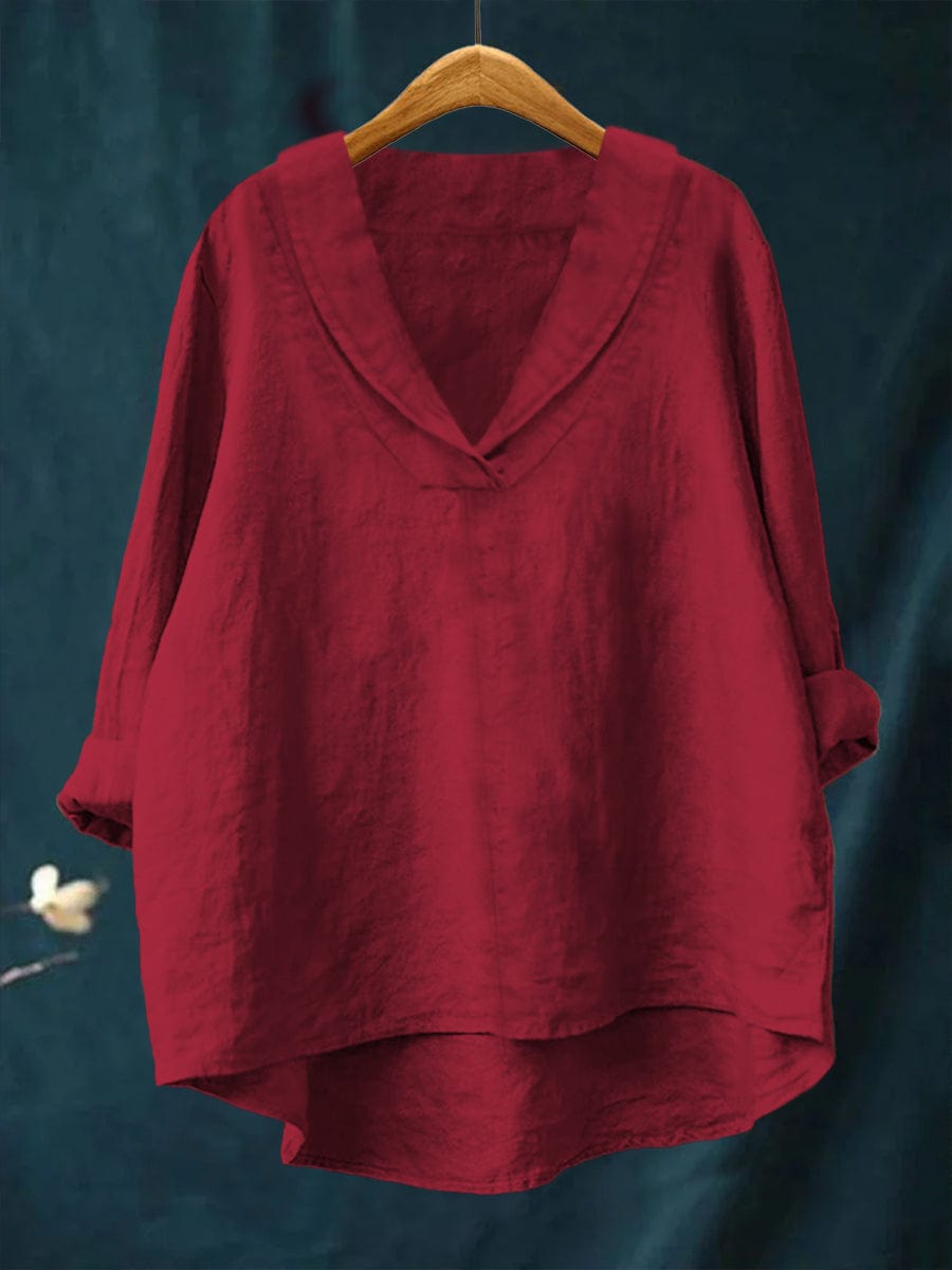 Sam - Blouse d'été en lin élégante