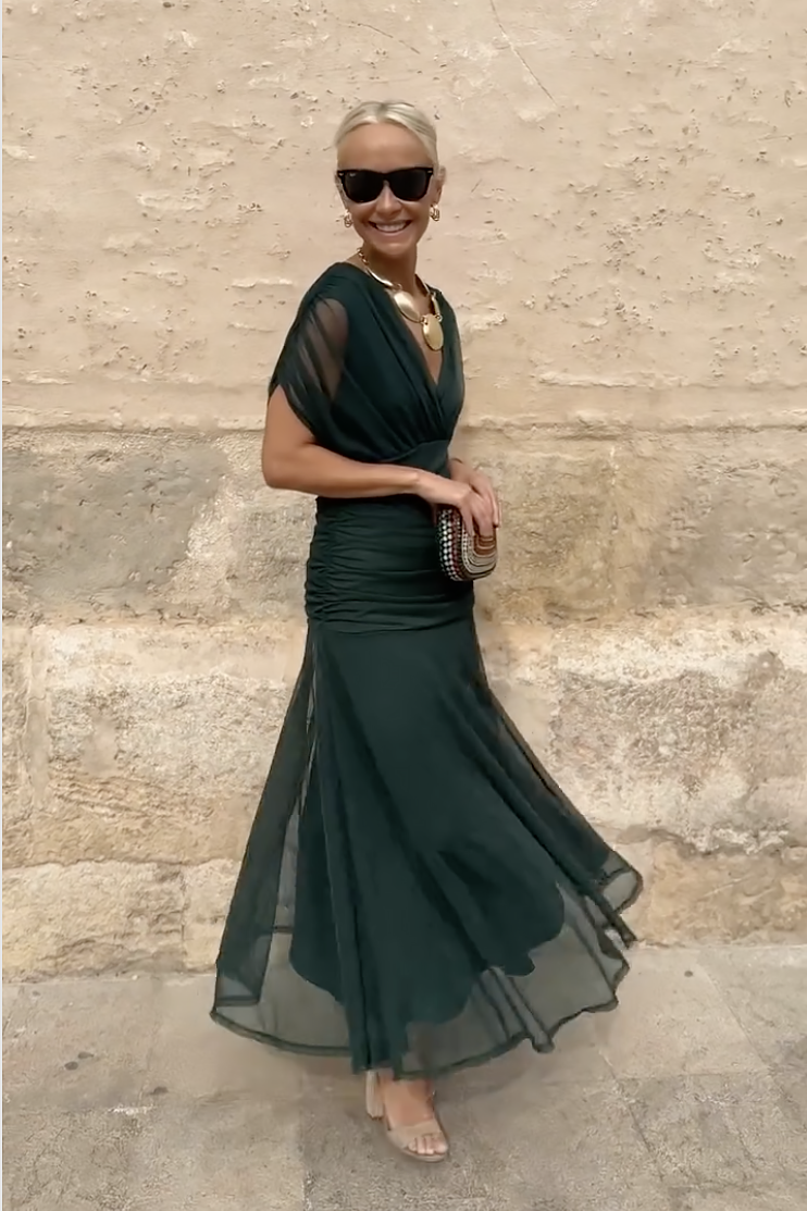 Emma - Robe de Soirée Maxi Élégante