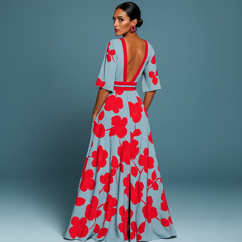 Robe en Viscose Élégante - Rose