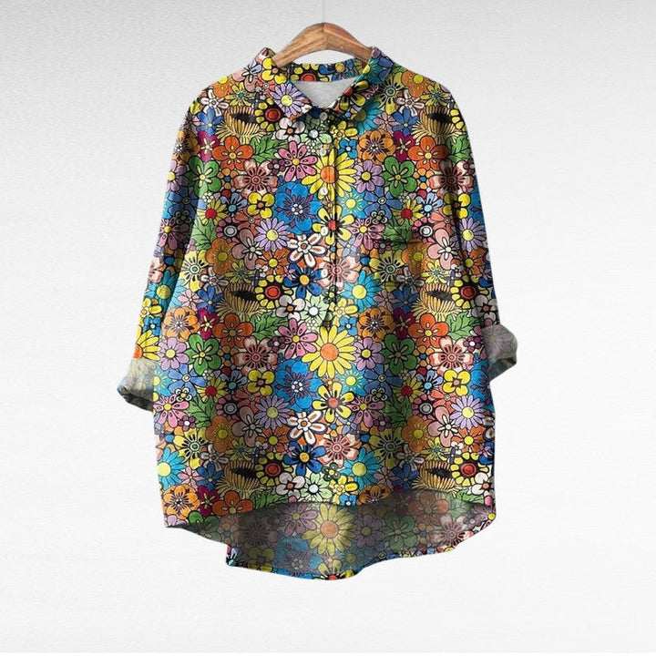 Amiya - Blouse d'été en lin élégante