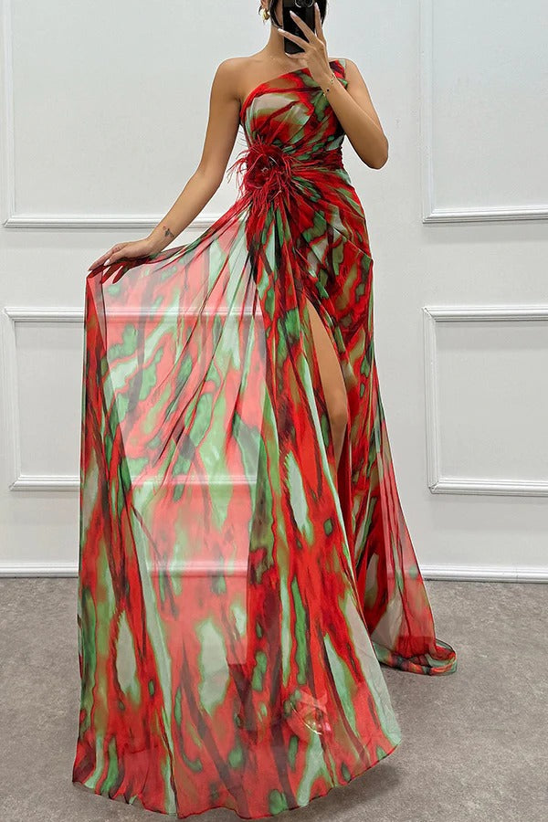 Wendy - Robe Drapée Vibrante