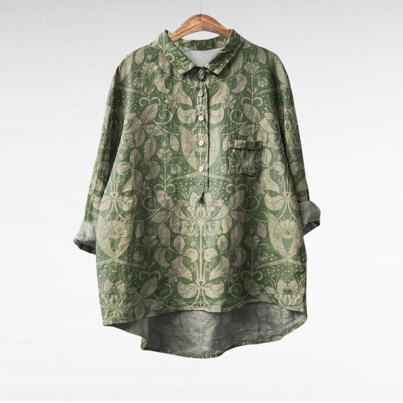 Amiya - Blouse d'été en lin élégante