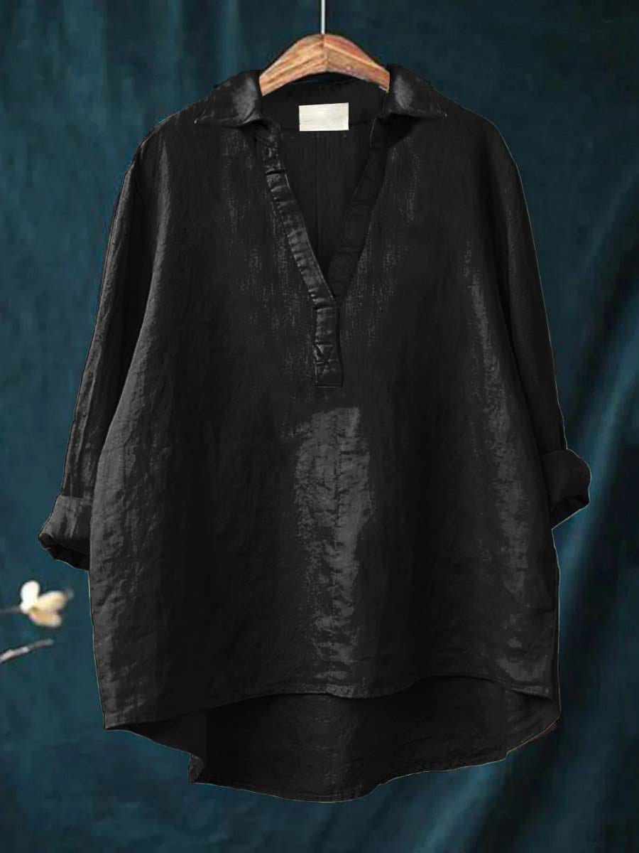 Charlotte - Blouse d'été élégante en lin
