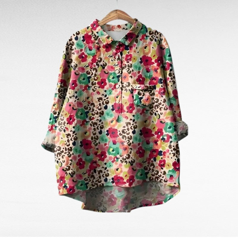 Amiya - Blouse d'été en lin élégante