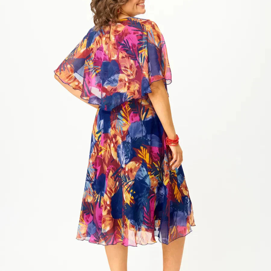 Beatrice - Robe Chiffon Plus Size Aérée