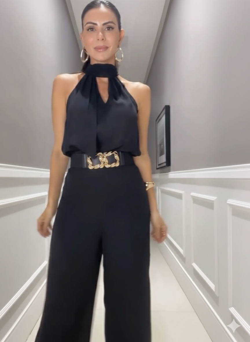 Aina - Combinaison élégante à jambes larges