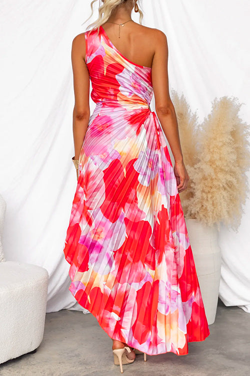 Celest - Robe Vibrante Tropicale de Soirée
