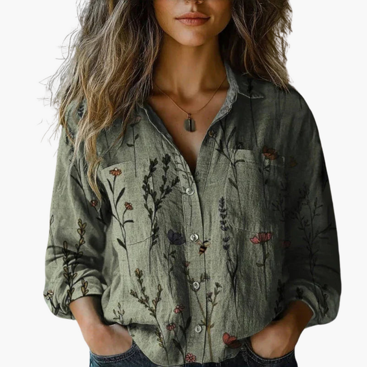 Bella | Blouse Imprimée Vintage