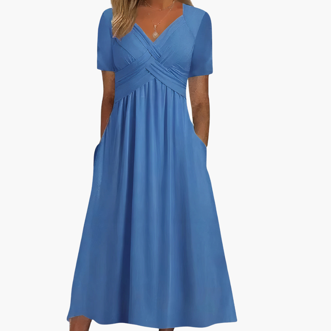Allison | Robe V-Neck Confortable