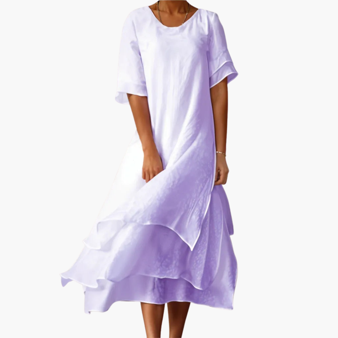 Leah | Robe Longue Élégante