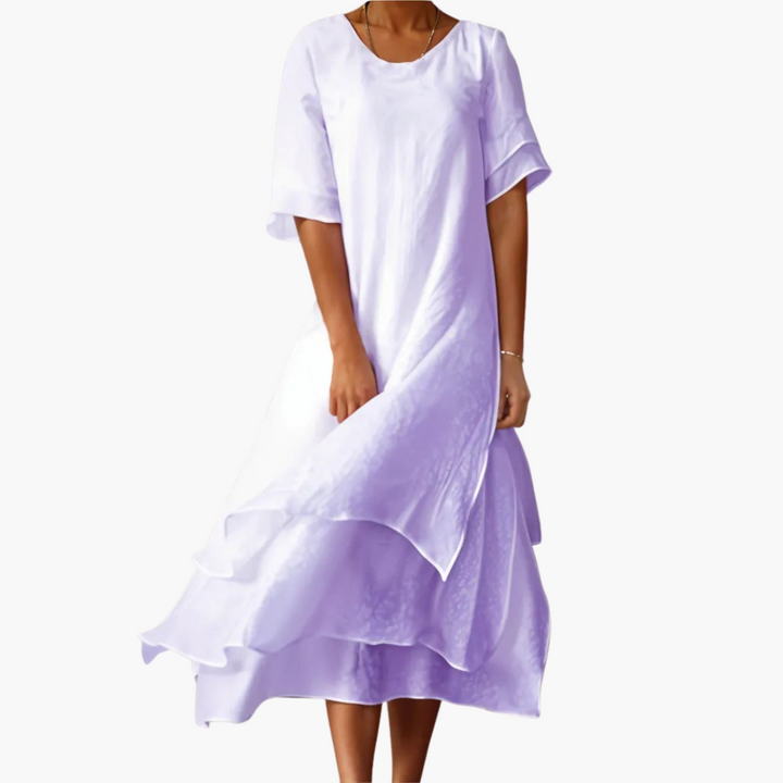 Leah | Robe Longue Élégante