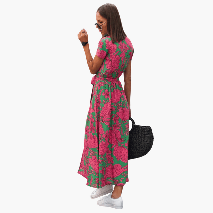 Celeste | Robe Wrap Élégante