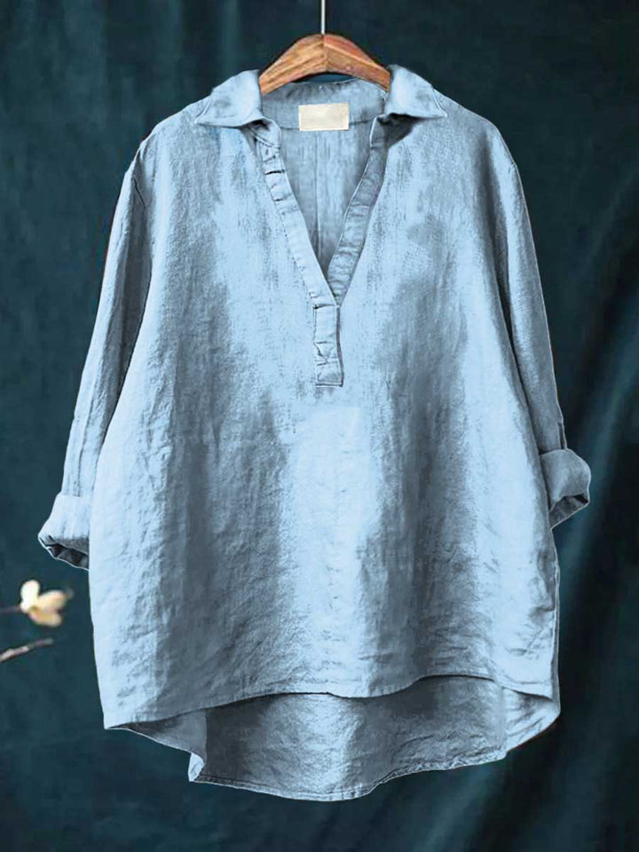 Charlotte - Blouse d'été élégante en lin
