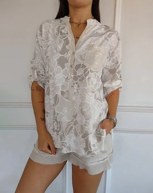 Tatiana - Blouse Florale Légère