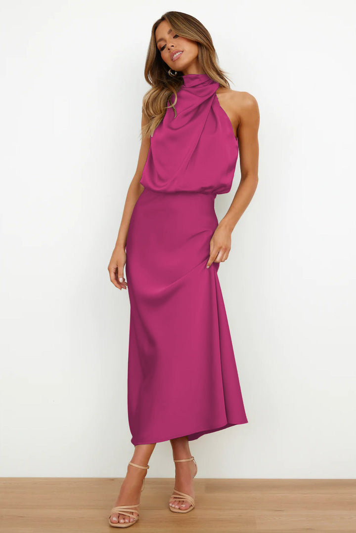 Robe drapée Anna - Quentin Sahara
