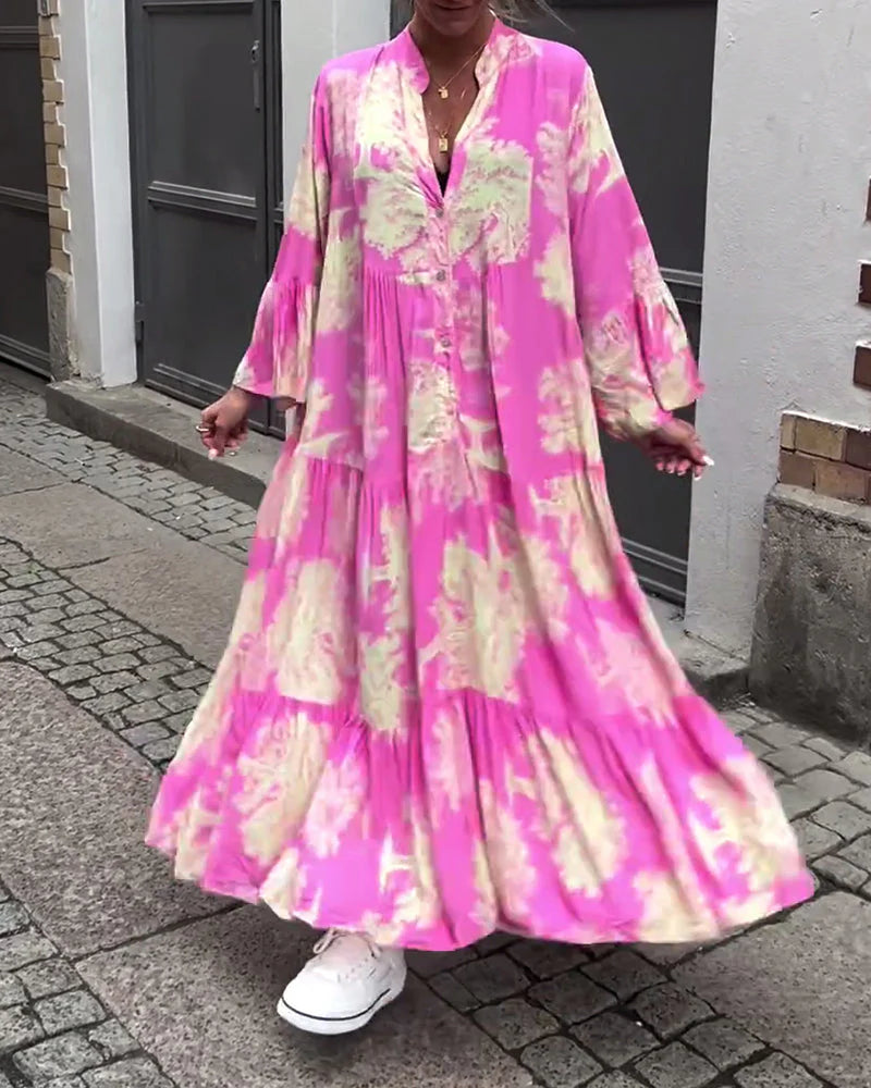 Lena - Robe élégante à coupe fluide