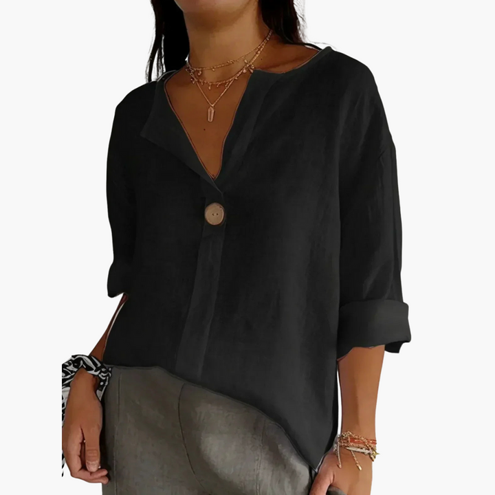 Lucy | Blouse décontractée à col en V