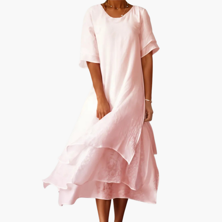 Leah | Robe Longue Élégante