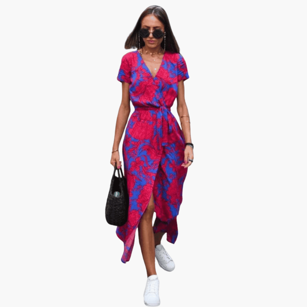 Celeste | Robe Wrap Élégante
