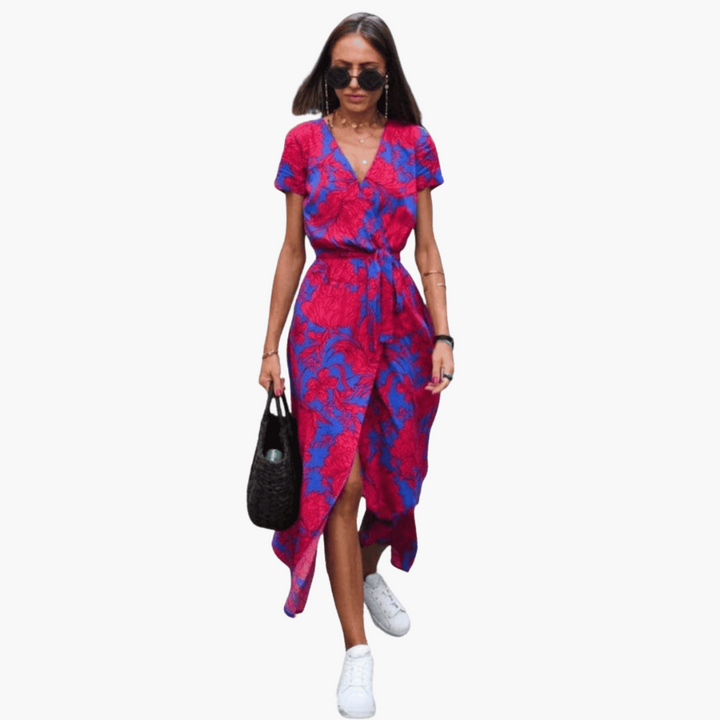 Celeste | Robe Wrap Élégante