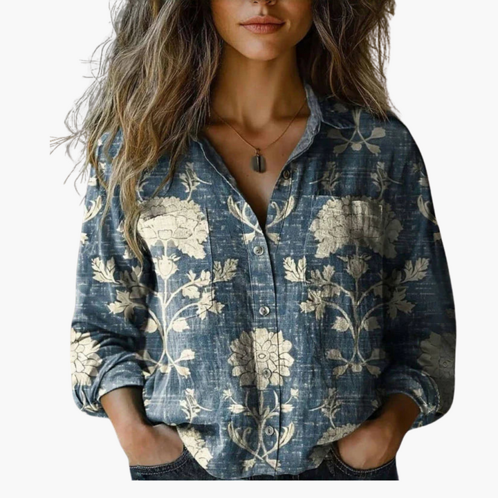 Bella | Blouse Imprimée Vintage
