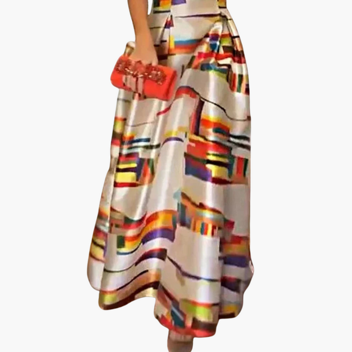 Mirabel | Robe Maxi Géométrique