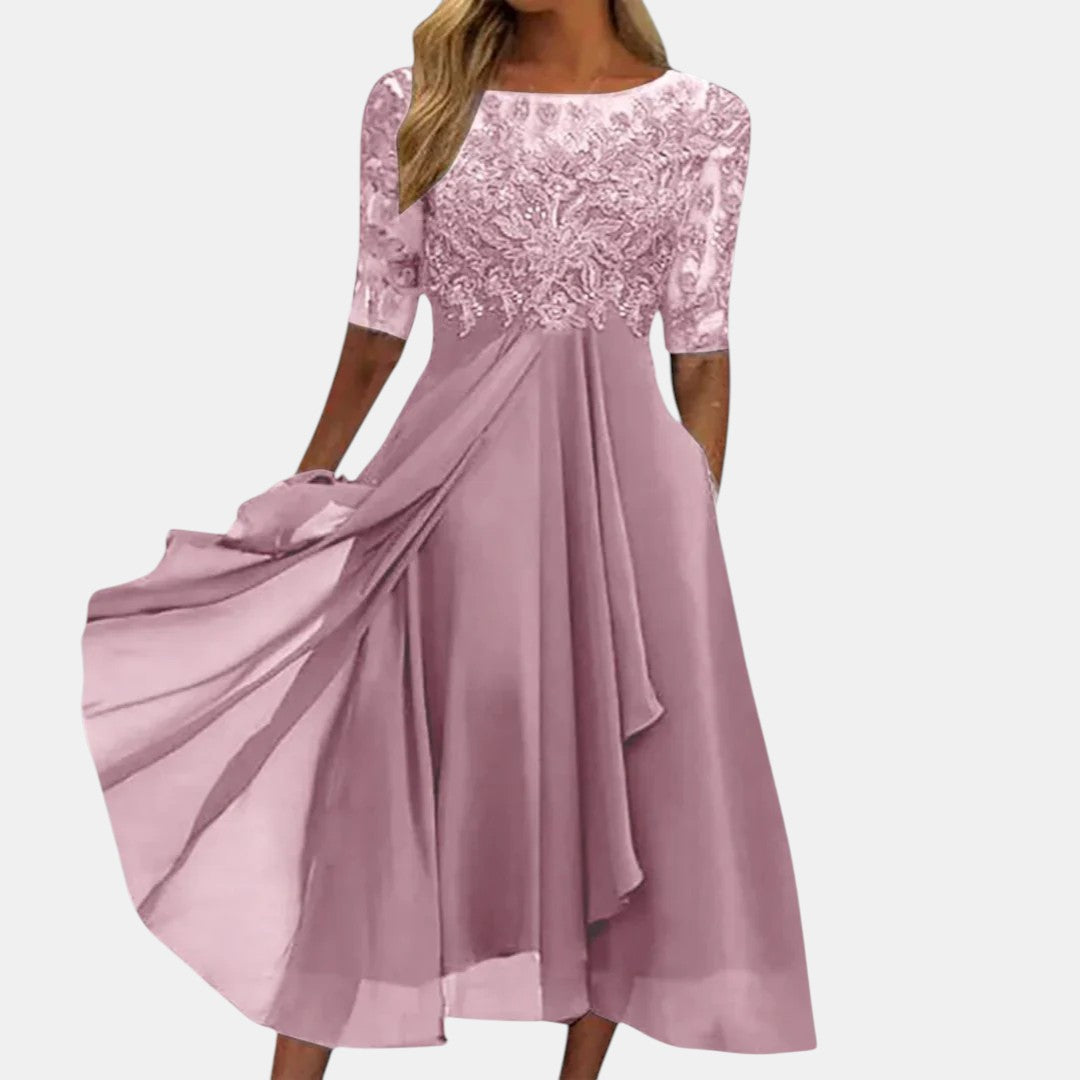 Dara - Robe en Dentelle Élégante